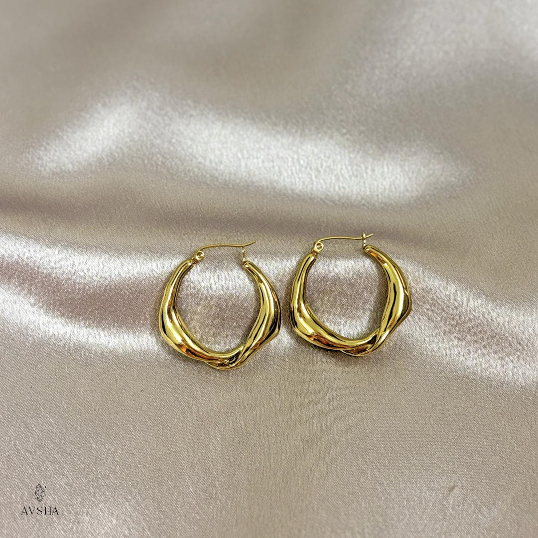 Gianna Golden Hoops